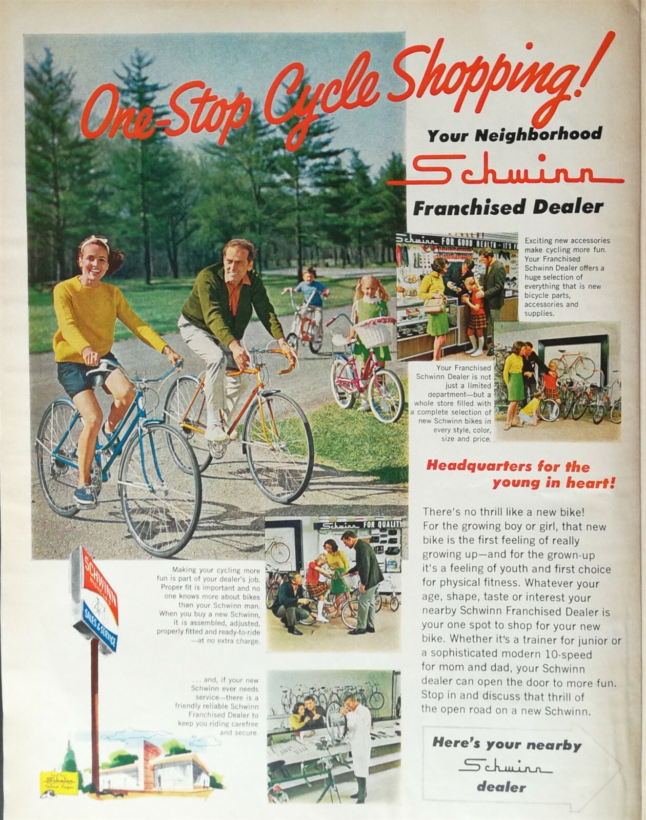 Vintage 1968 Schwinn Bicycle Full Page Original Color Ad eBay