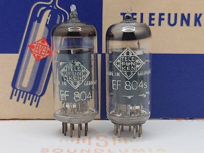 2x Telefunken EF804 Gray Plates   Bottom - Berlin 1954-1955