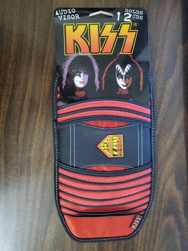 KISS Army  CD Holder Audio Visor 2005 Holds 12 CD's NEW! Mint Condition
