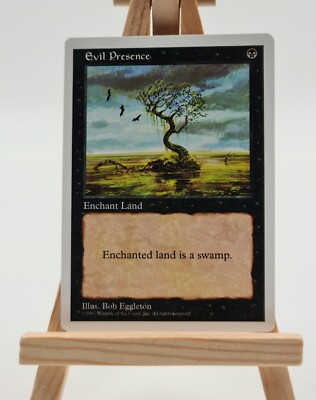 Evil Presence Fifth Edition (5ED) Magic Karte MTG englisch (Gegenwart des Bösen)