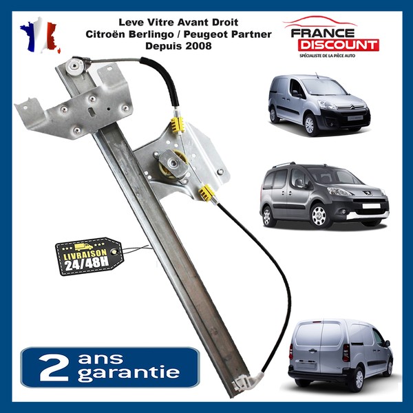 Mechanismus Fensterheber Vorne Rechts FüR Citroen Berlingo Partner Tepee-image