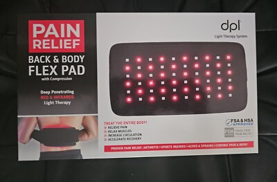DPL Flex Pad Pain Relief System Light Therapy BRAND NEW IN BOX! FREE SHIPPING!