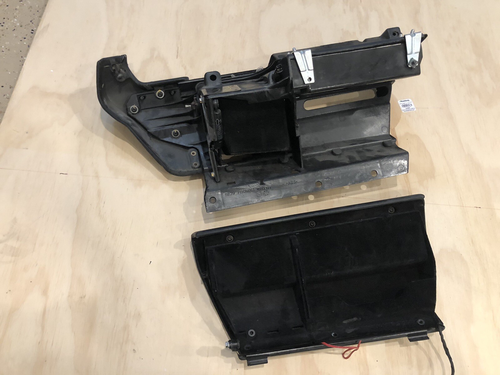 2011 Ferrari 458 Italia  Passenger Glove Box In Black Leather OEM Used