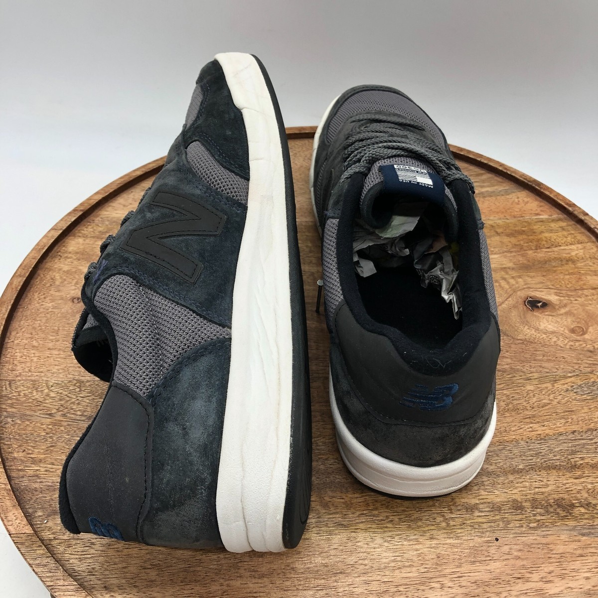 ニューバランス US300WC1 24.5㎝ MADE IN THE USA New Balance US300 Black Gray Suede Casual Shoes Made USA