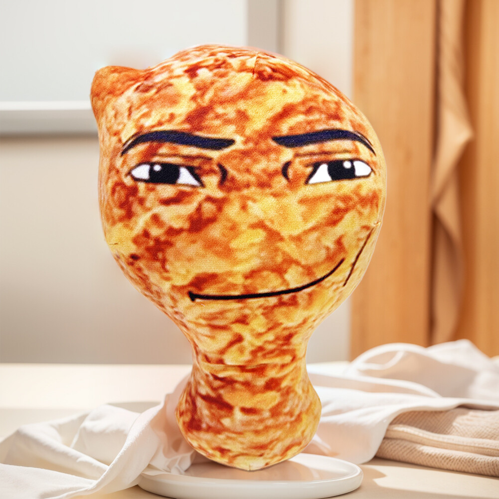 22cm Cotton Eye Joe Chicken Nuggets Pillow Plush Funny Stuffed Plushie