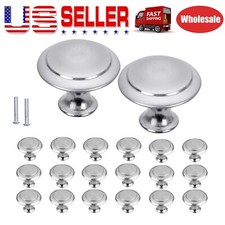 Cabinet Knobs Drawer Pulls Door Handles Kitchen/Bath Hardware Brushed Nickel Lot