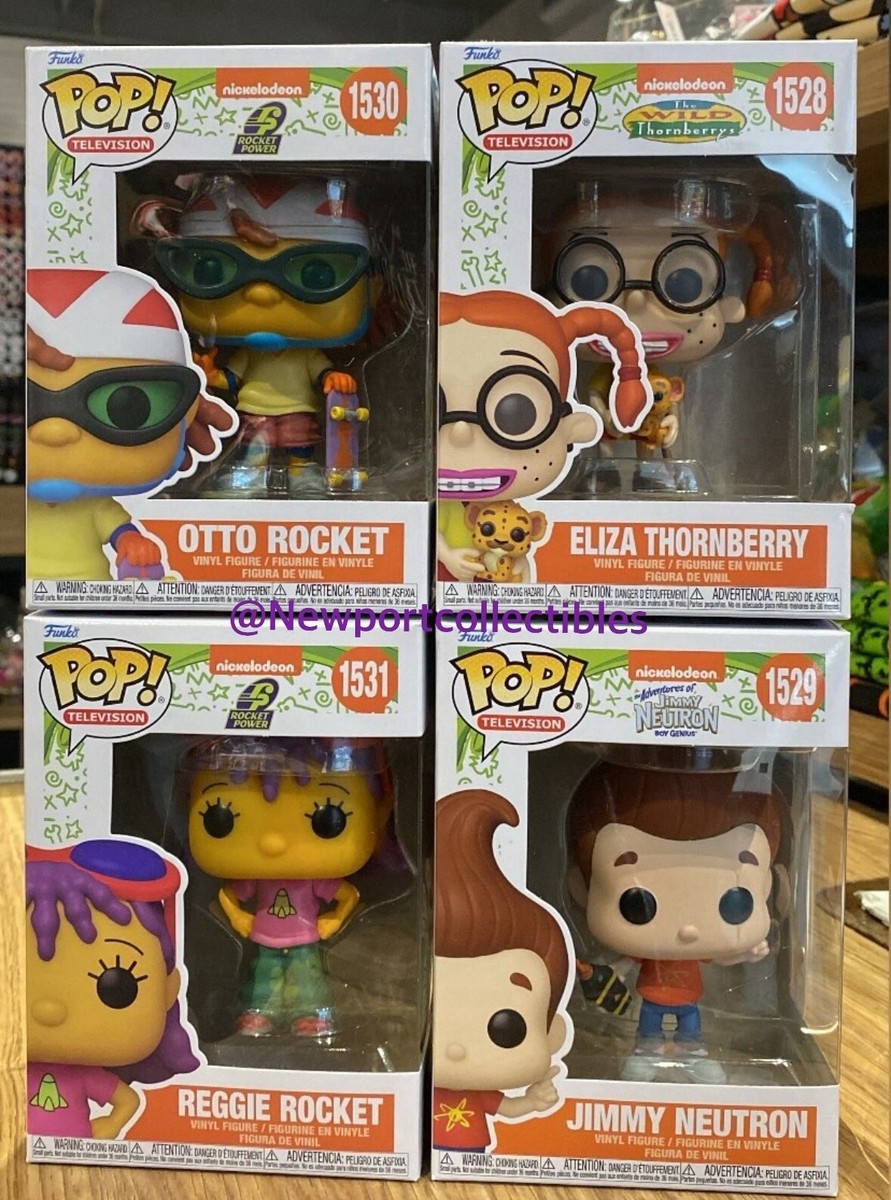 Funko Pop Otto & Reggie Rocket, Jimmy Neutron & Eliza Thornberry