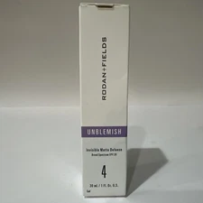 RODAN + FIELDS UNBLEMISH INVISIBLE MATTE DEFENSE SPF30,  1 FL OZ