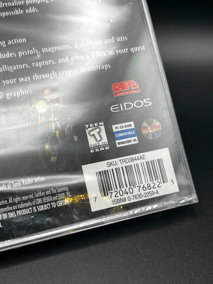 PC Windows 95 Tomb Raider 1 with Final Fantasy VII Demo Brand New Sealed READ - Image 4 of 4