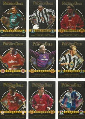 MERLIN PREMIER GOLD 1997 MASTERS OF THE GAME 15 CARD SET BY MERLIN TOPPS RARE