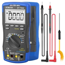 Digital Multimeter True RMS Auto Ranging 6000Counts 20A AC DC Current Voltmeter 