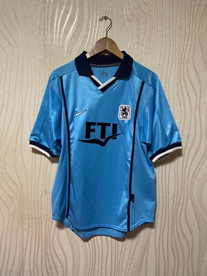 1860 MUNICH 1999 2000 HOME FOOTBALL SHIRT SOCCER JERSEY NIKE sz S