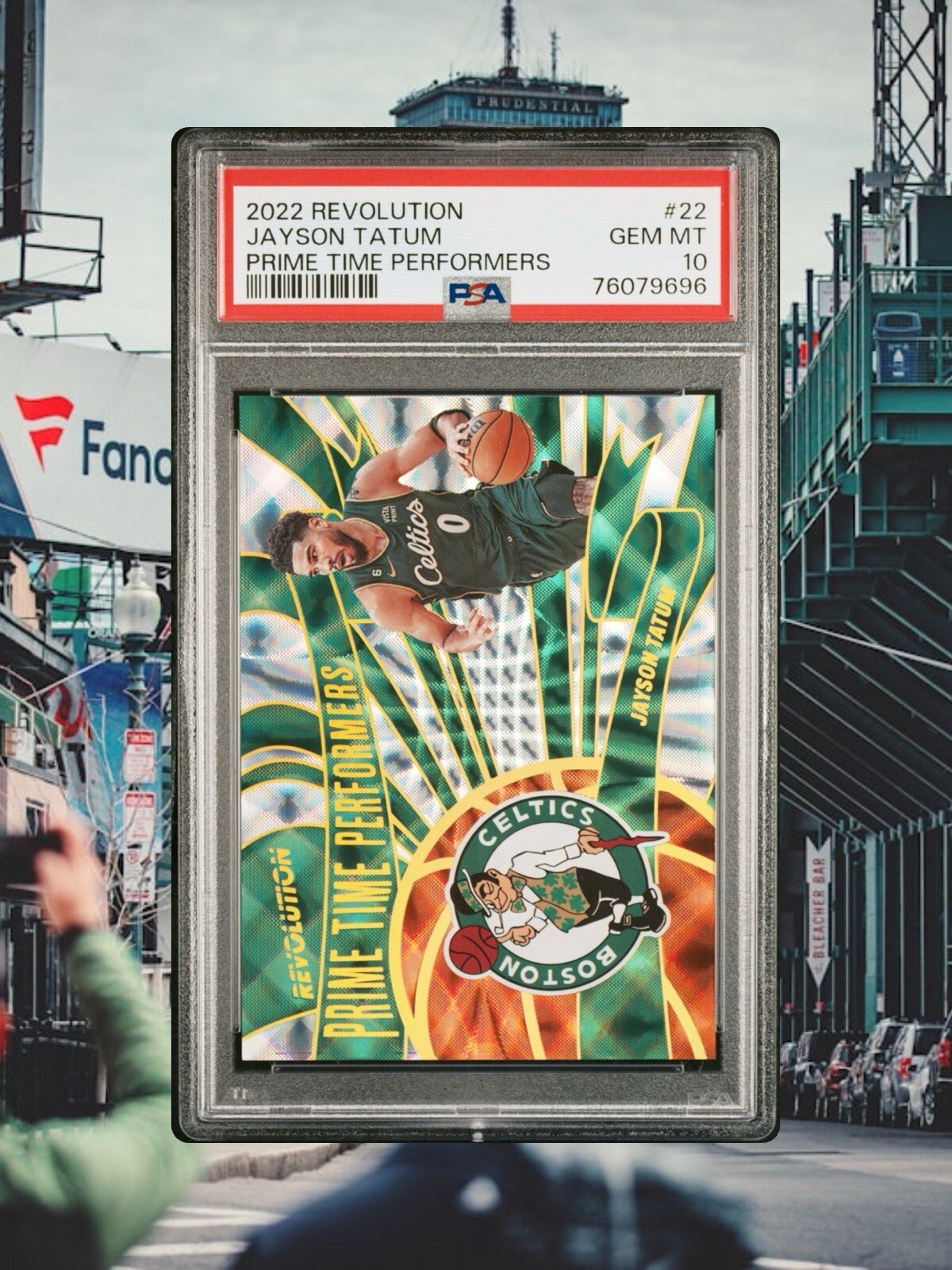 2022 Panini Revolution Prime Time Performers #22 Jayson Tatum SP 💎 PSA 10