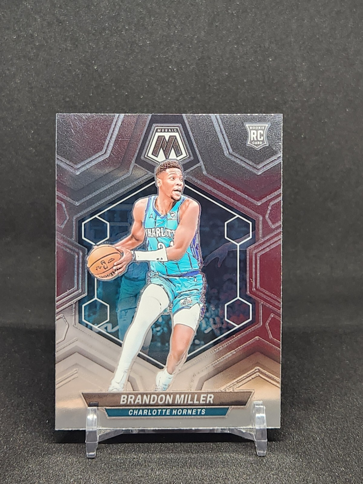 2023-24 Panini Mosaic #202 Brandon Miller RC Charlotte Hornets Rookie