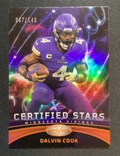 2023 Panini Certified Dalvin Cook #CS-20 Certified Stars Orange /149 Vikings