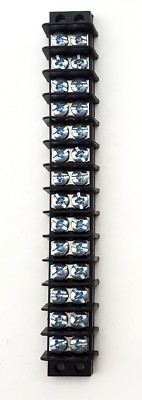 Molex 0387600114 14 Position Dual Row Screw Terminal Strip Block 5-7/8'' Long