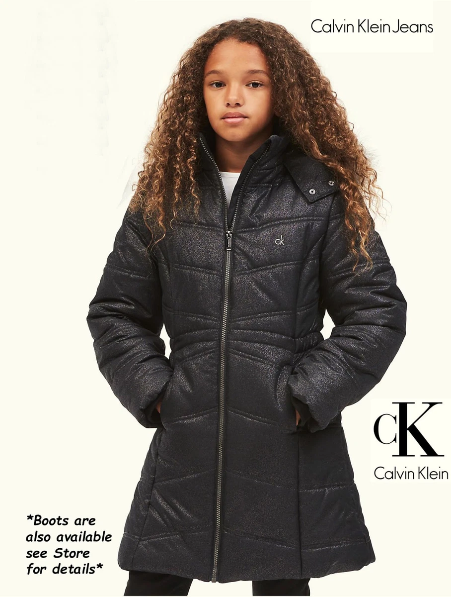 Girls calvin hotsell klein coat