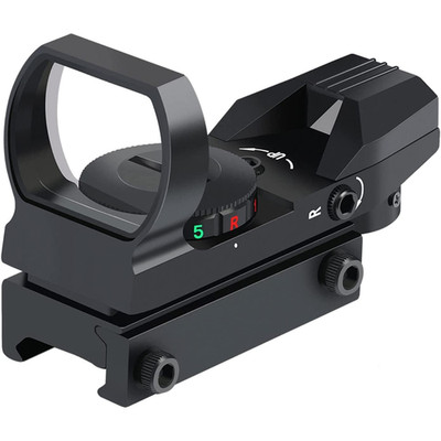 Red Dot Visier Reflex Sight Taktisch Einstellbar Rot Grün Fadenkreuz 20mm-22mm