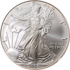 2006-W Silver American Eagle $1 NGC MS70 Burnished - STOCK