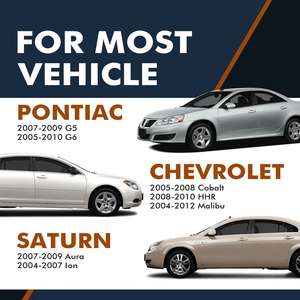 Juego de 4 rotores de freno de disco delanteros 296 mm-traseros 270 mm para Pontiac G5 GT 2007-2009 Foto 2 de 4