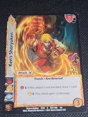 Ken's Soryuken UniVersus CCG Street Fighter #102/189