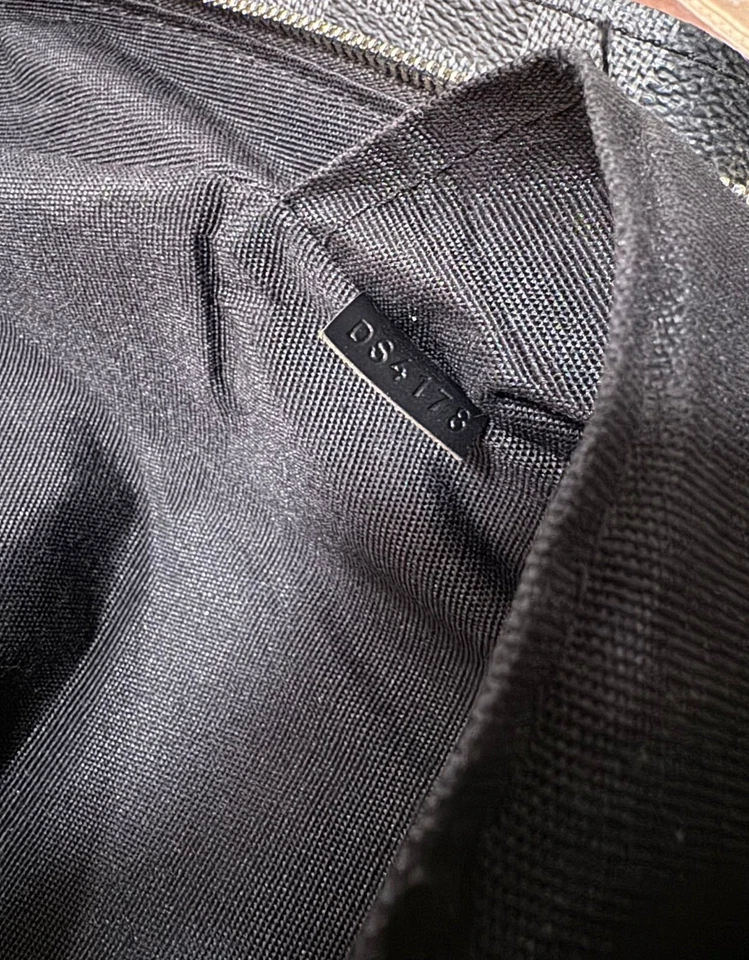 LOUIS VUITTON Michael Backpack Damier Graphite Canvas Black Used - Image 4 of 4