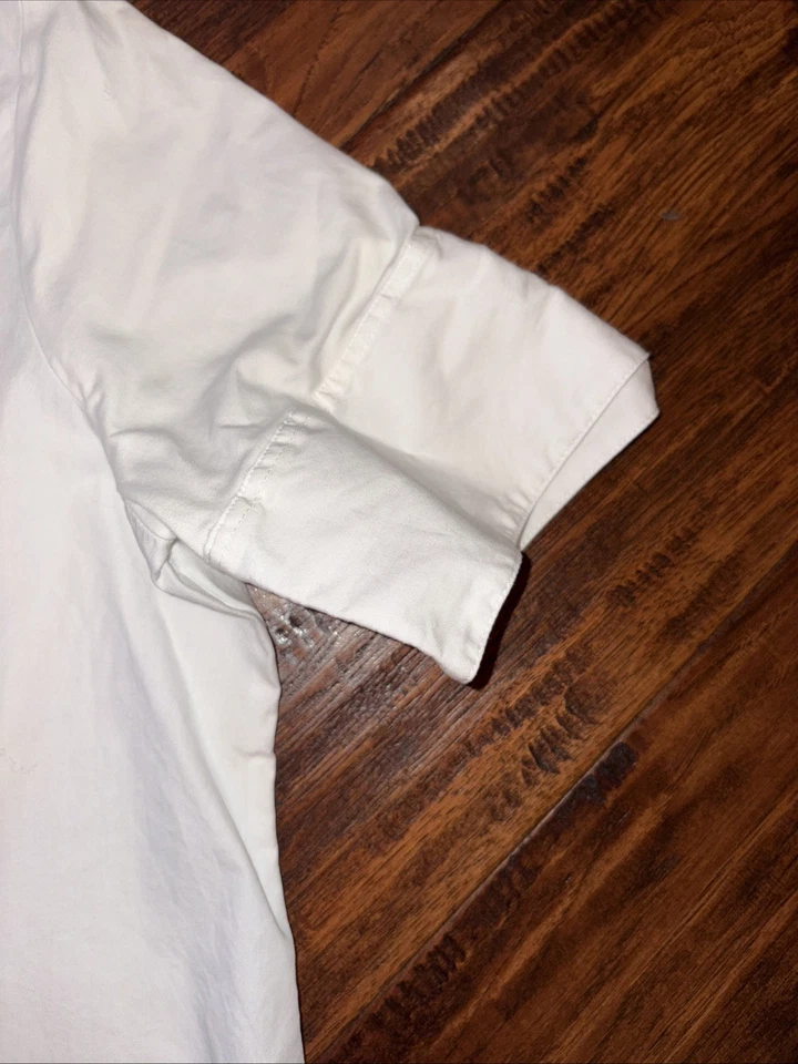 Топ Anne Fontaine белый с коротким рукавом с оборками и воротником белый размер 44 - Изображение 3 из 4