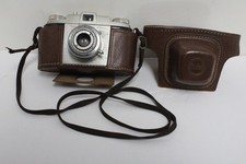 Vintage Kodak Pony 135 Camera in Leather Case -- UNTESTED