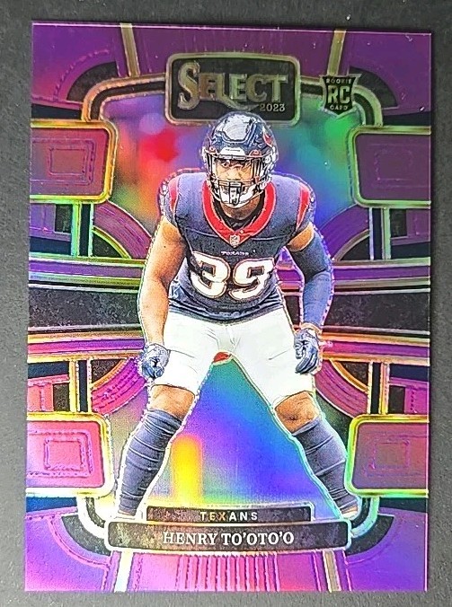 Henry To'oTo'o Panini Select #39 Purple