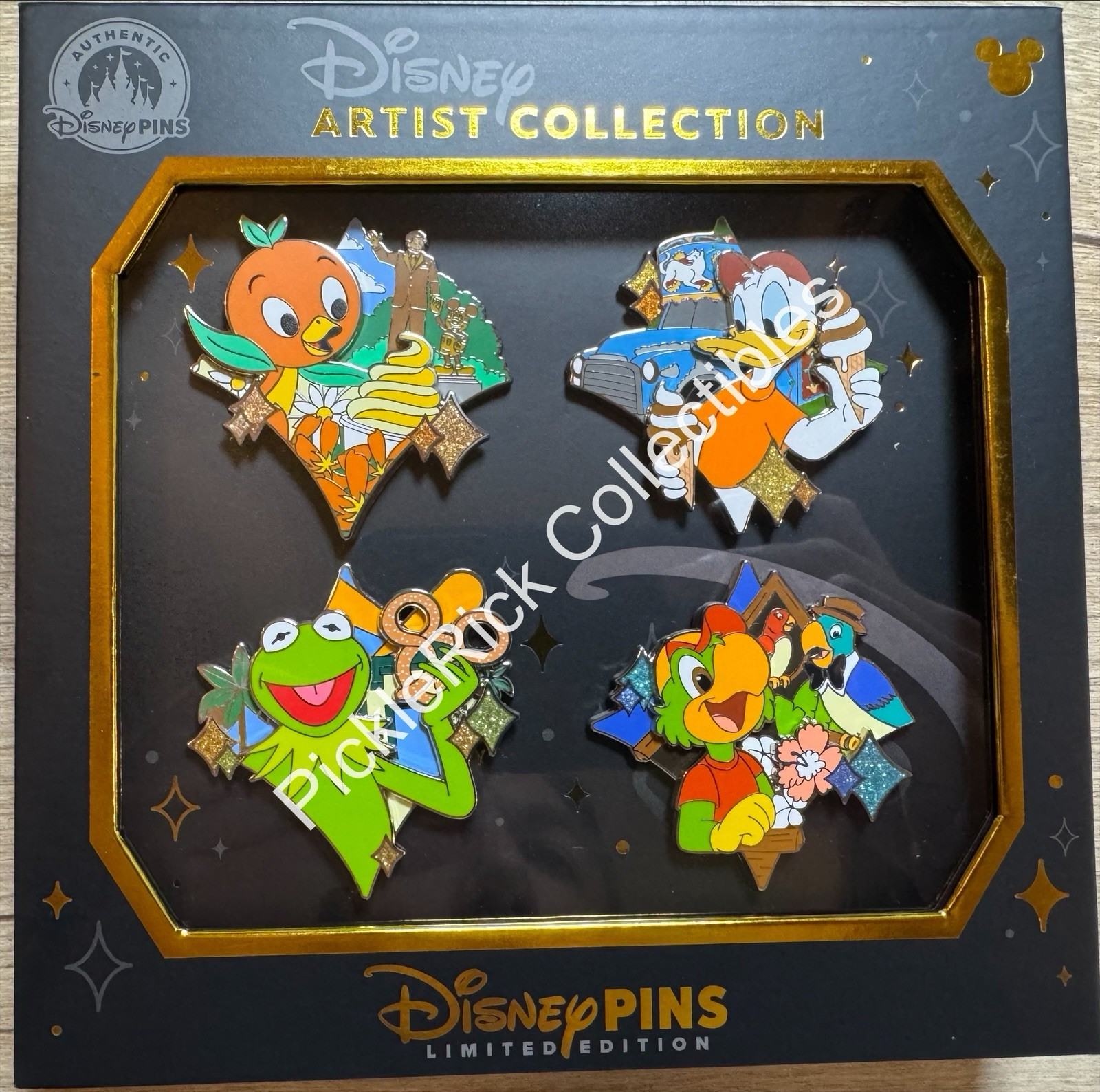 Disney Parks Pin 2026 Artist Collection Jumbo Theme Parks Snacks Set LE 2500