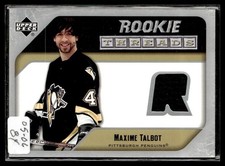 2005-06 Upper Deck Rookie Threads Maxime Talbot Pittsburgh Penguins #RT-MT