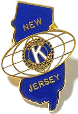 Kiwanis International New Jersey Lapel Pin