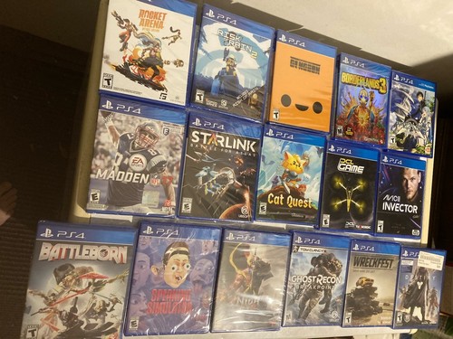 Lot Of 16 Sony PlayStation 4 Games All Sealed Nioh Borderlands Gungeon