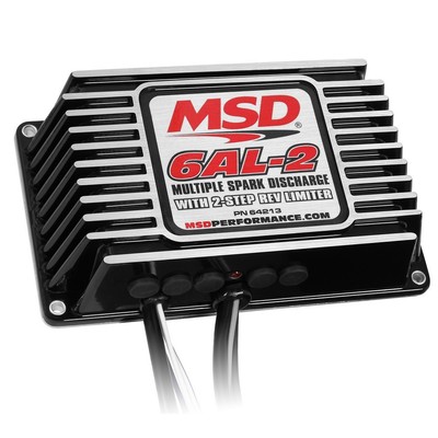 MSD BLK MSD-6AL-2, w/2-Step Limiter,4,6,8cyl