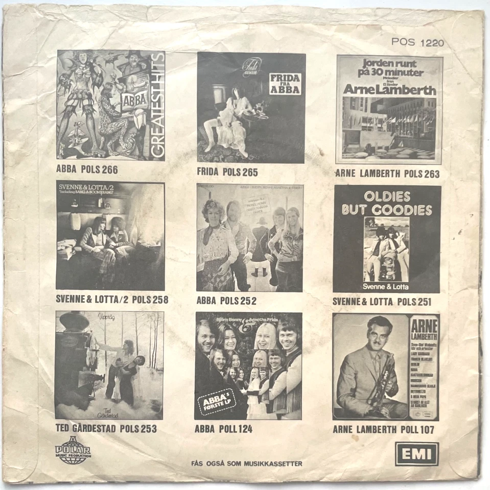 VERY RARE ABBA DENMARK PS SINGLE - MAMA MIA / INTERMEZZO NO.1  - UNIQUE PS - Image 3 of 4