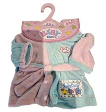BABY BORN, Bademantel mit Kaputze, für Puppen mit 43cm, versch. Modelle,  neu