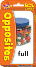Opposites Opuestos Pocket Flash Cards