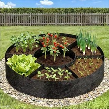 Gartenpflanzbeutel 61 Gitter Vlies Beh&auml;lter f&uuml;r Gem&uuml;se und Blumen