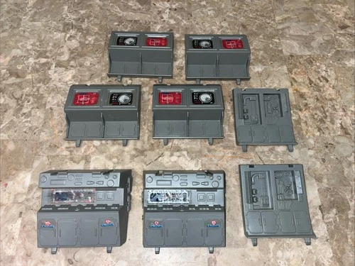Gi Joe 1986 Cobra Terror Drome Parts Lot Set Computer Panels Work Station Filler