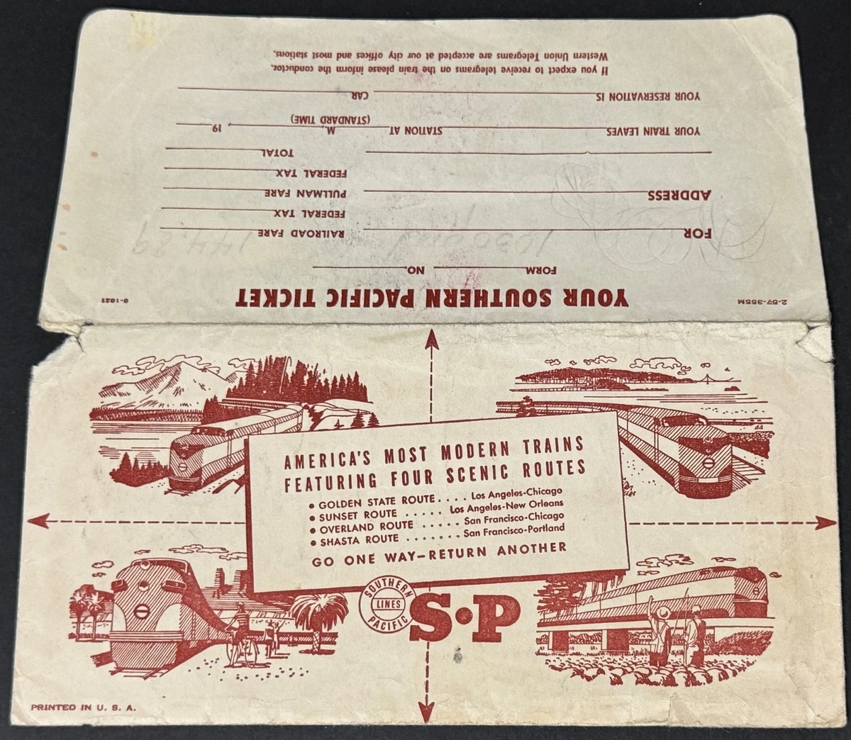 1950 Collectible Railroad Passes & Tickets for sale | eBay