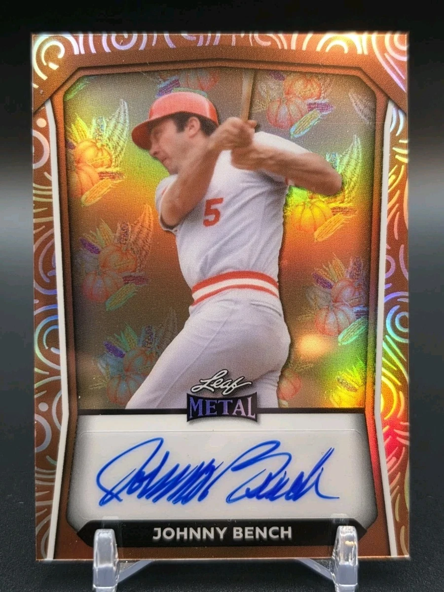 Johnny Bench Autographed Baseball Cards for sale | eBay