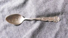 Early Boston MA Sterling Souvenir Demitasse Spoon G E Homer