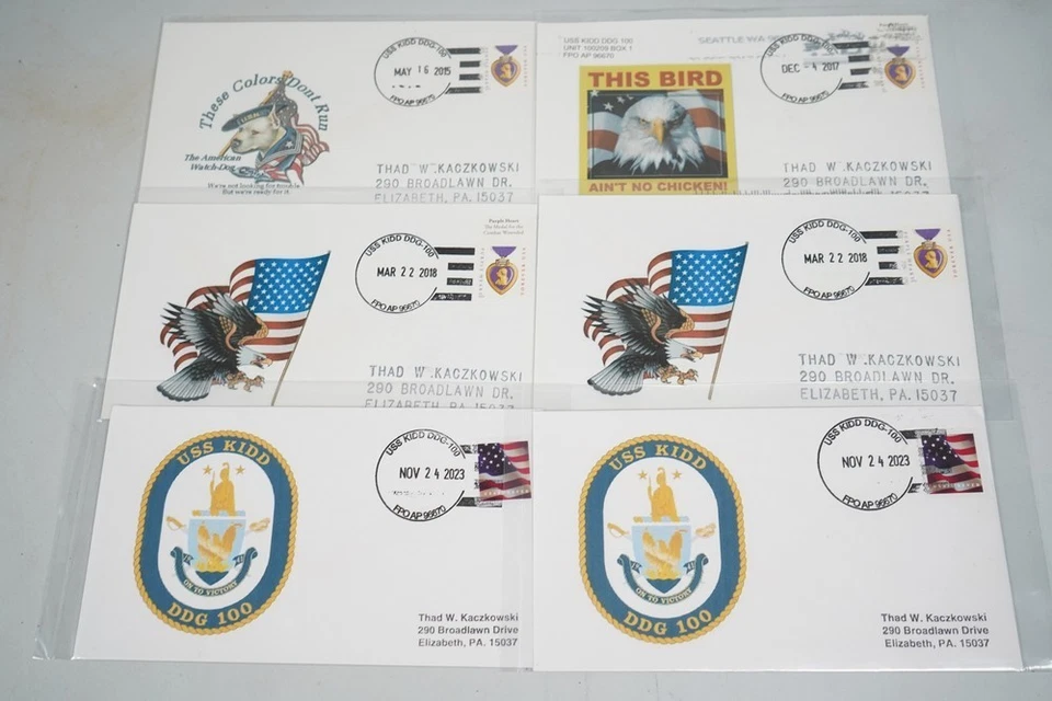 US 2000s-2020s COLLECTION OF 375 + GUIDED MISSILE DESTROYER NAVAL COVERS - Image 3 of 4