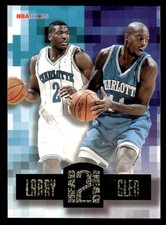 Larry Johnson Glen Rice 1996-97 Hoops Head 2 Head #HH1 Charlotte Hornets ESE