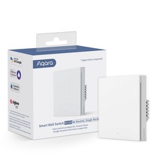 Aqara Smart Wall Switch H1 (no neutral, single rocker) - Aqara Hub Required