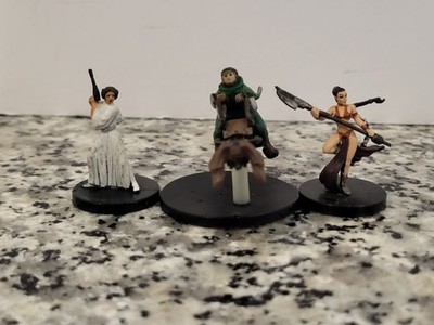 Leia Senator Speeder Bike Captive 13/60 4/60 12/60 Miniatures STAR WARS B1