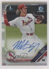 2019 Bowman Chrome Prospect Auto Refractor 289/499 Mateo Gil #CPA-MG Auto 0t2
