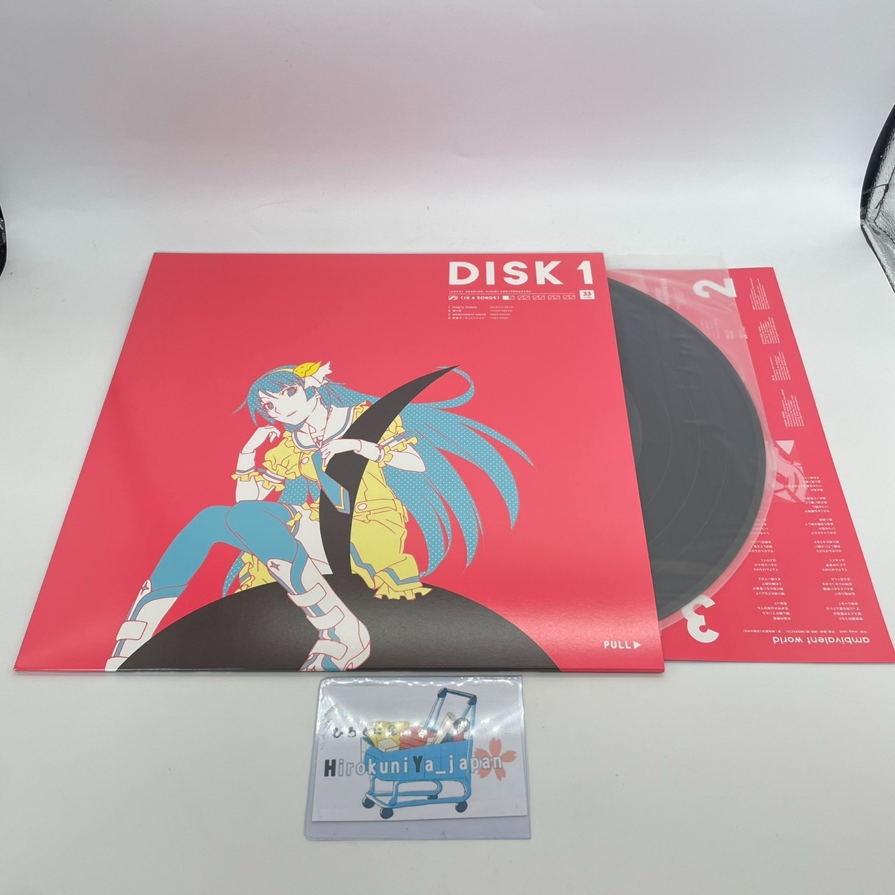 Monogatari Vinyl Collection UTAMONOGATARI Limited Edition LP BOX 5 vinyl Records MONOGATARI Series ...