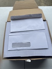  10 Left Window 4-1/8 x 9.5 Inch 500 Gummed Security Envelopes Blue Summit 24LB