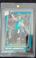 Panini 2021 Clearly Donruss Trevor Lawrence Rated Rookie #51 Football Card